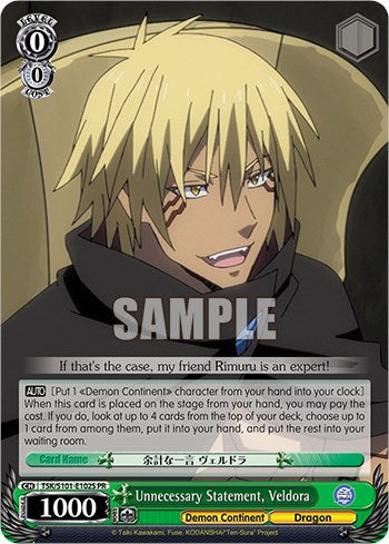 Image of Unnecessary Statement, Veldora (Foil) [That Time I Got Reincarnated as a Slime Vol.3]