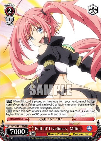 Image of Full of Liveliness, Milim (Foil) [That Time I Got Reincarnated as a Slime Vol.3]