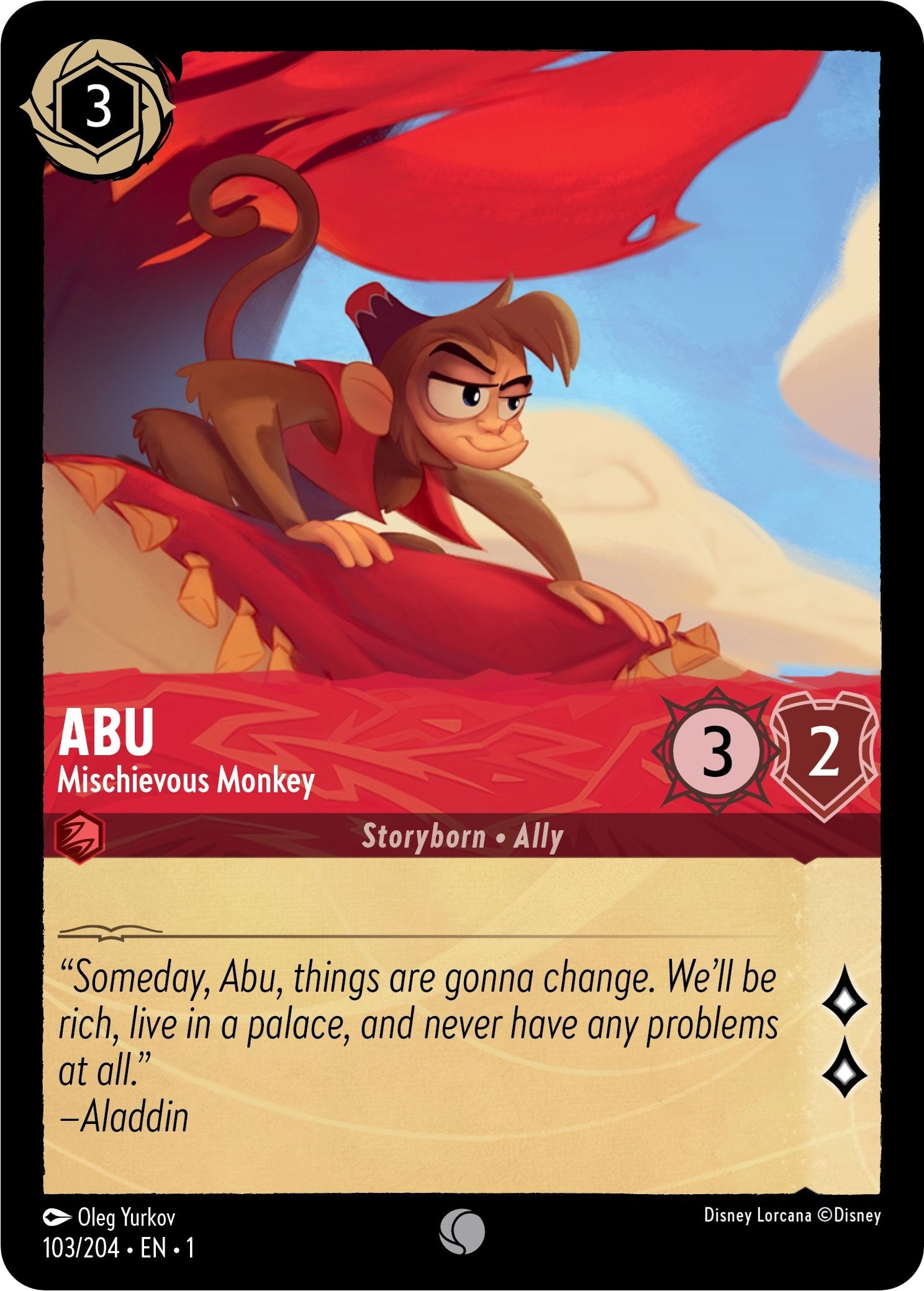 Image of Abu - Mischievous Monkey (103/204) [The First Chapter]