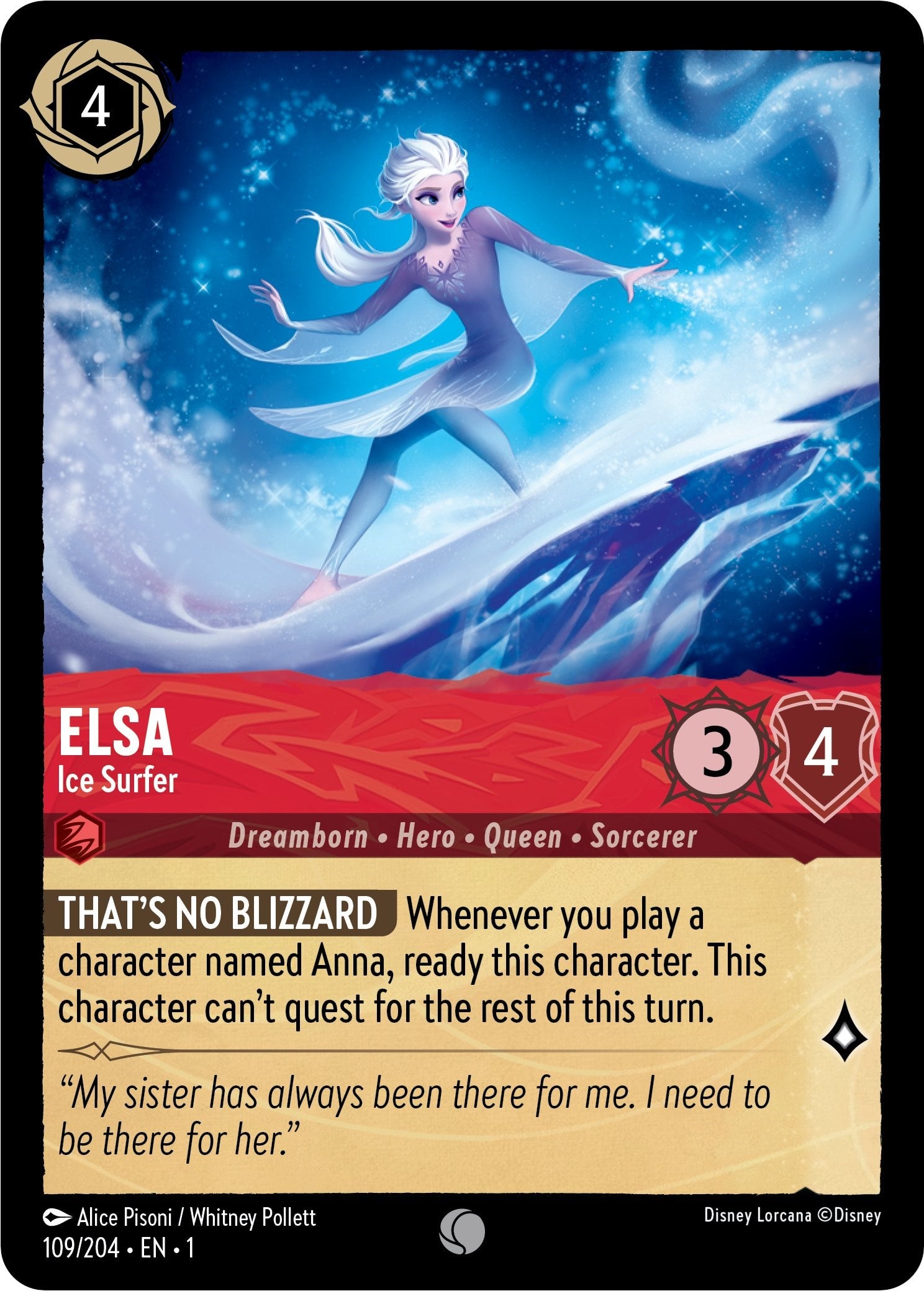 Image of Elsa - Ice Surfer (109/204) [The First Chapter]