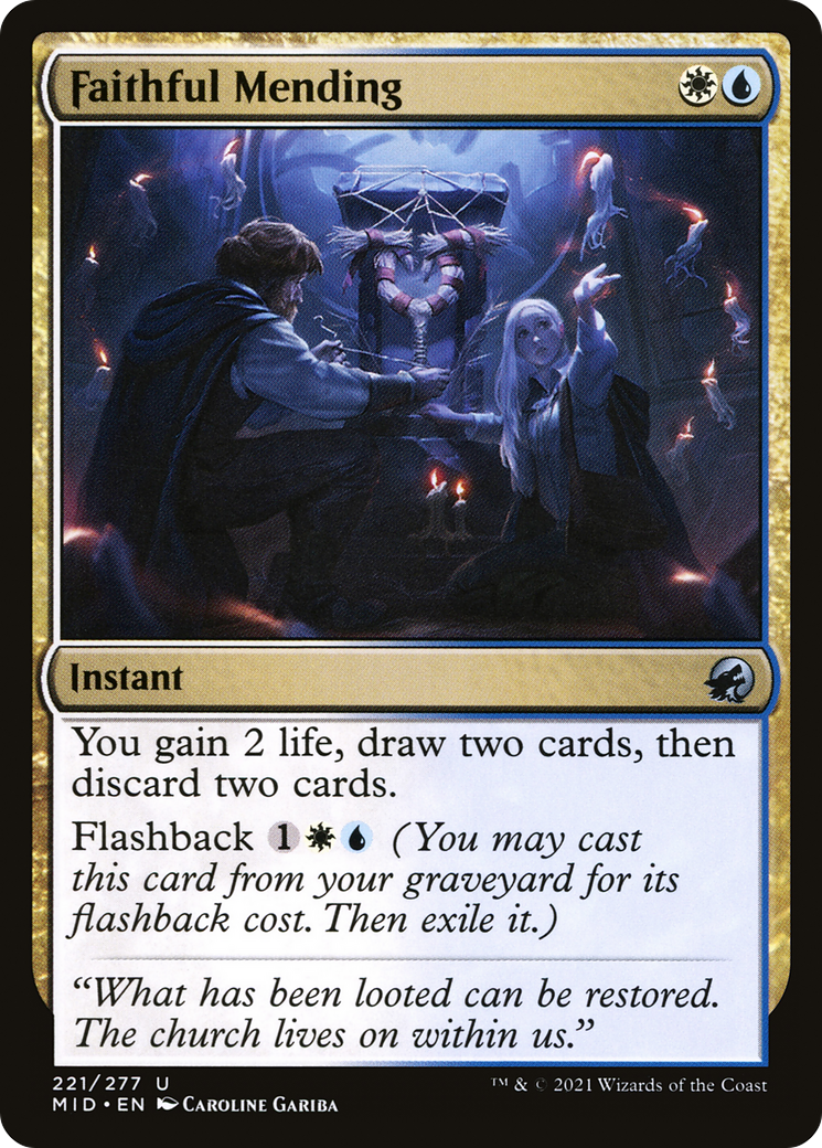 Image of Faithful Mending [Innistrad: Midnight Hunt]