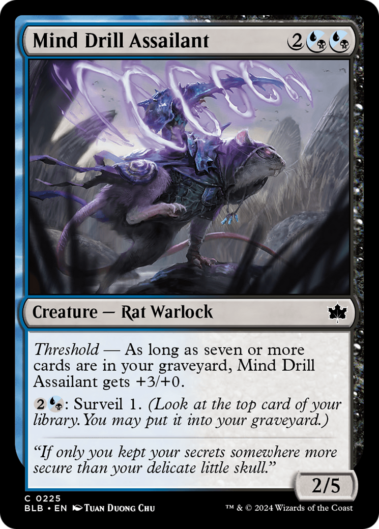 Image of Mind Drill Assailant [Bloomburrow]