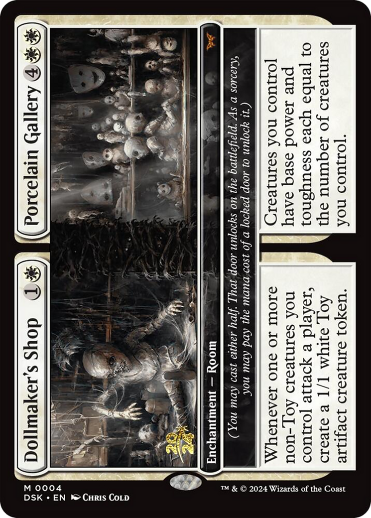 Image of Dollmaker's Shop // Porcelain Gallery [Duskmourn: House of Horror Prerelease Promos]