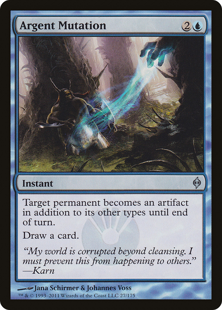 Image of Argent Mutation [New Phyrexia]