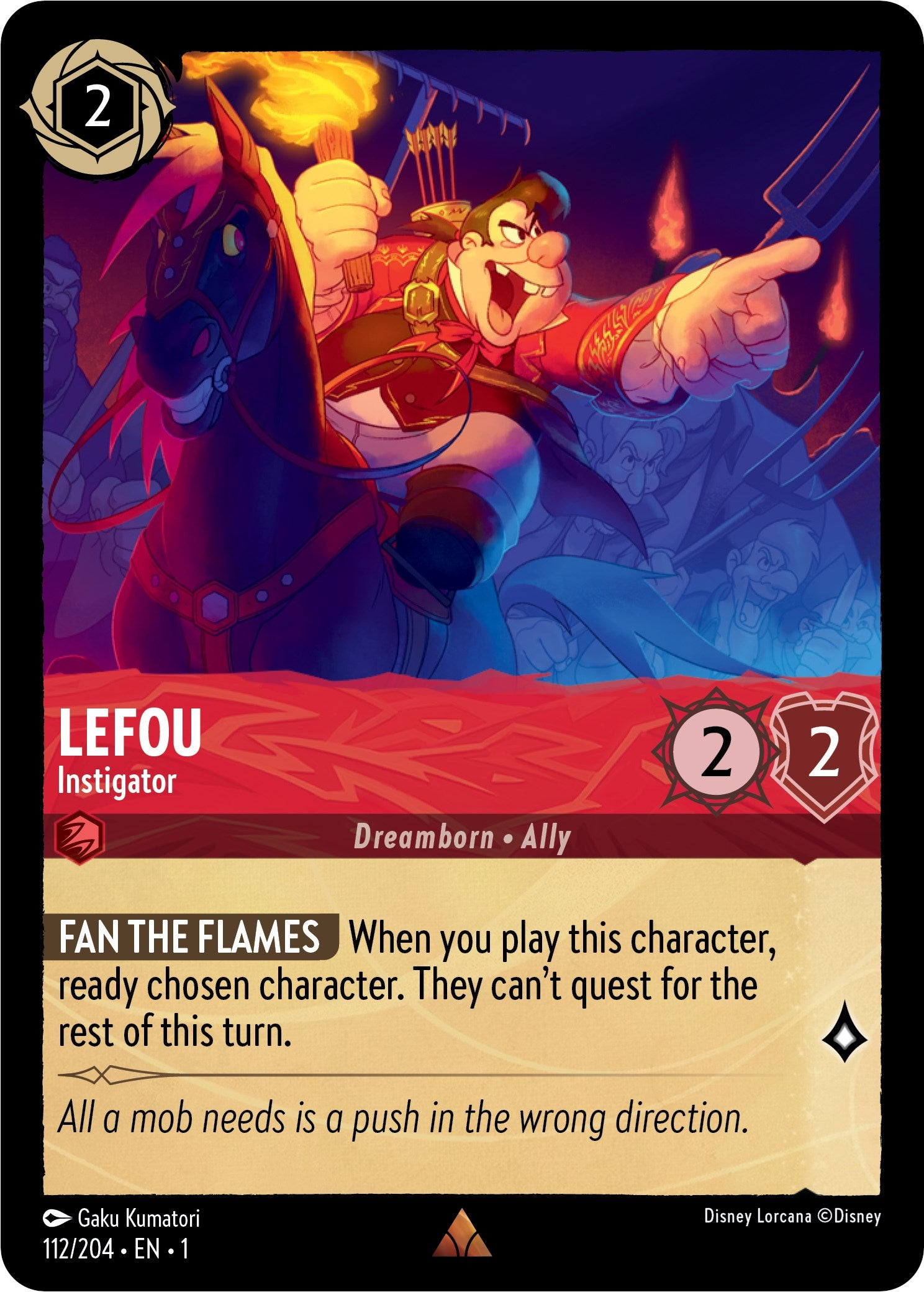 Image of Lefou - Instigator (112/204) [The First Chapter]