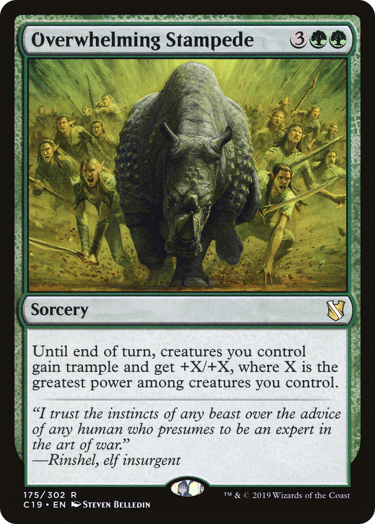 Image of Overwhelming Stampede [Commander 2019]