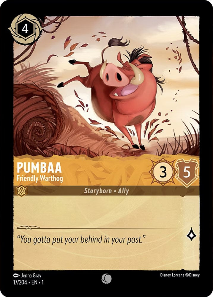 Image of Pumbaa - Friendly Warthog (17/204) [The First Chapter]