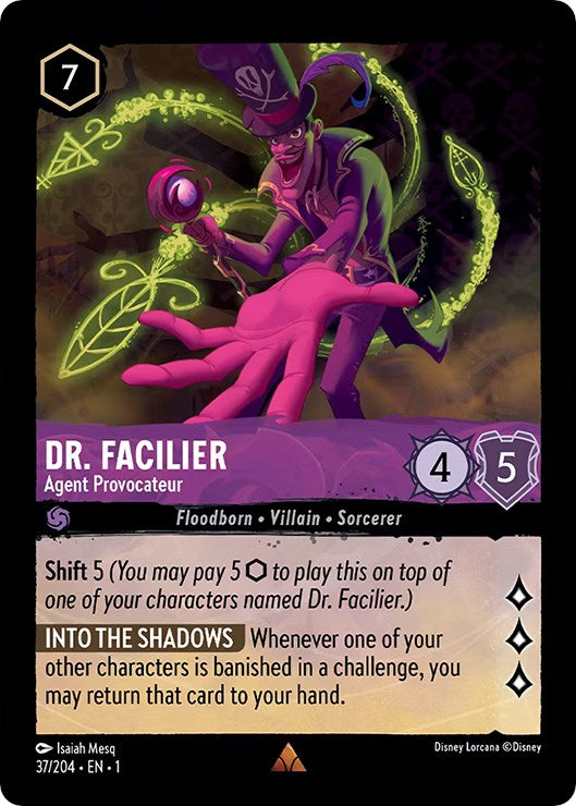Image of Dr. Facilier - Agent Provocateur (37/204) [The First Chapter]