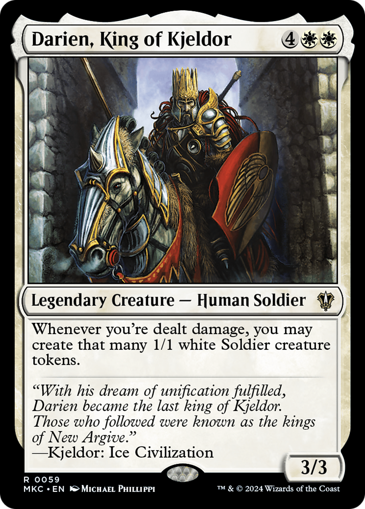 Image of Darien, King of Kjeldor [Murders at Karlov Manor Commander]