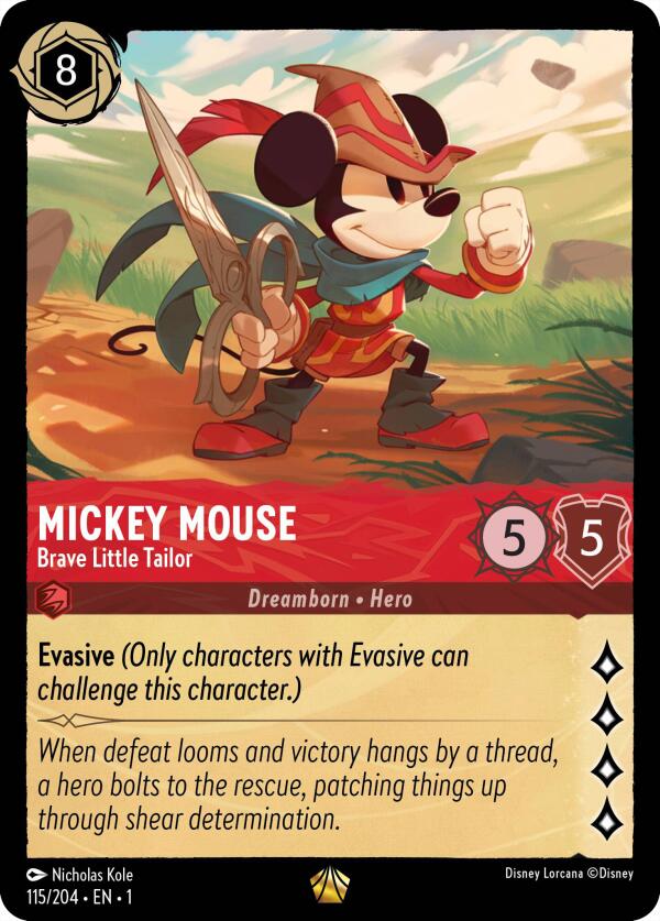 Image of Mickey Mouse - Brave Little Tailor (115/204) [The First Chapter]