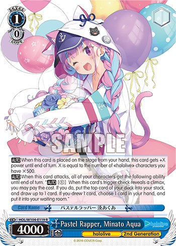 Image of Pastel Rapper, Minato Aqua [hololive production Vol. 2]