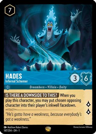Hades - Infernal Schemer (Cold Foil) [The First Chapter]