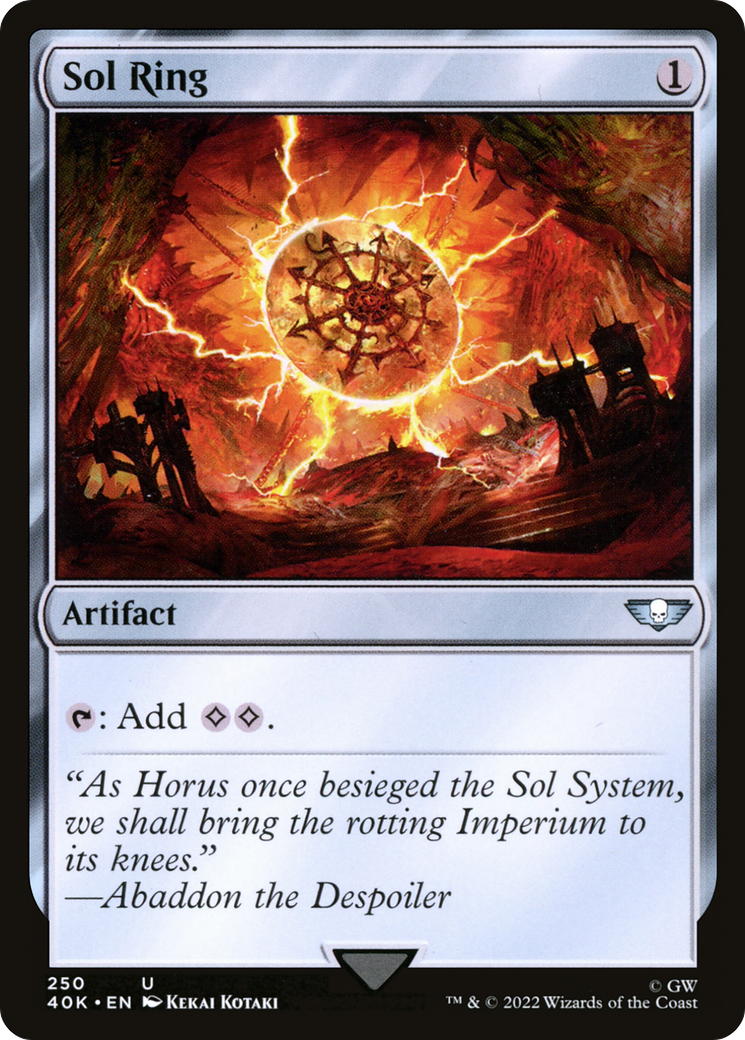 Image of Sol Ring (250) [Warhammer 40,000]
