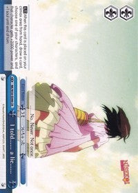 Image of I told...... a lie...... (NK/W30-E098 CR) [NISEKOI -False Love-]