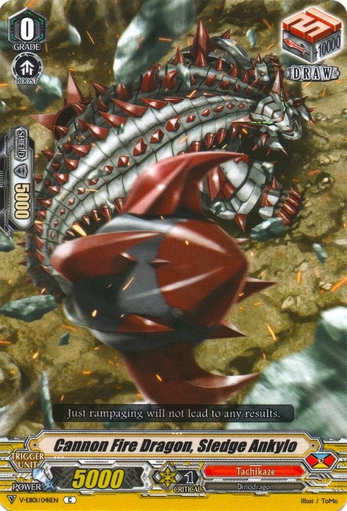 Image of Cannon Fire Dragon, Sledge Ankylo (V-EB01/041EN) [The Destructive Roar]