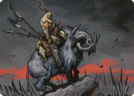 Image of Godo, Bandit Warlord Art Card (ASCMM-022) - Art Series: Commander Masters