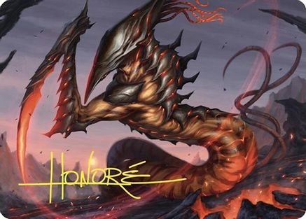 Image of Blade Sliver Art Card (Gold-Stamped Signature) (ASCMM-078) - Art Series: Commander Masters