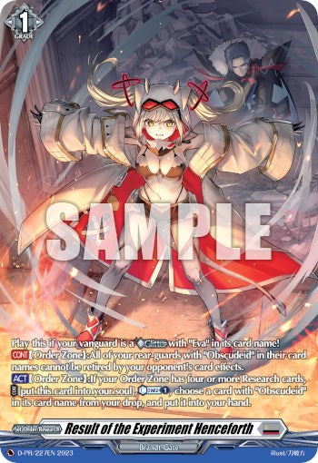 Image of Result of the Experiment Henceforth (D-PR/227EN 2023) [D Promo Cards]