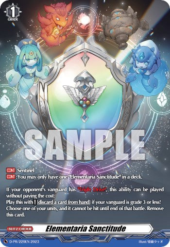 Image of Elementaria Sanctitude (D-PR/229EN 2023) [D Promo Cards]