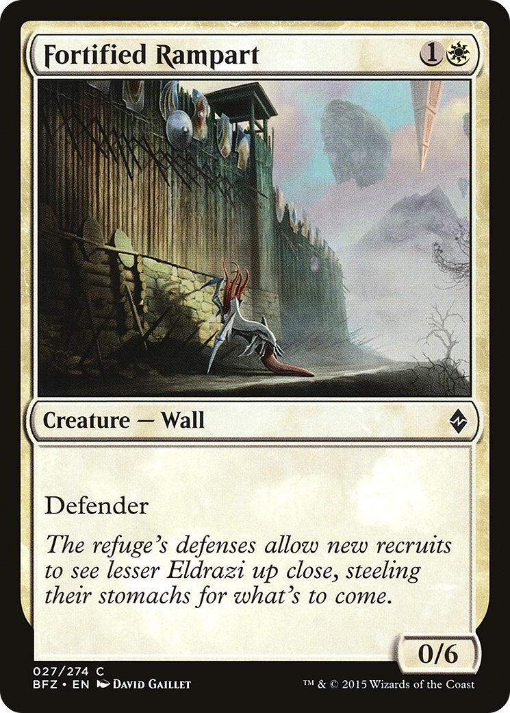 Image of Fortified Rampart [Battle for Zendikar]