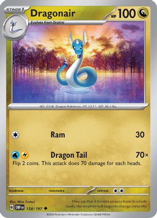 Image of Dragonair (158/197) [Scarlet & Violet: Obsidian Flames]