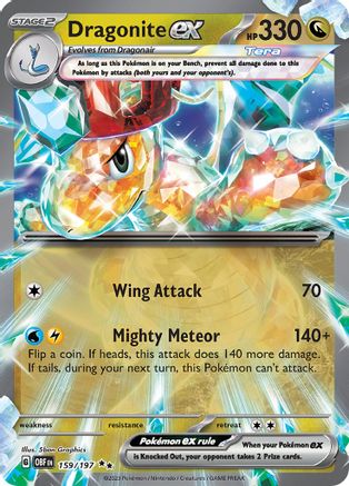 Image of Dragonite ex (159/197) [Scarlet & Violet: Obsidian Flames]