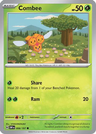 Image of Combee (008/197) [Scarlet & Violet: Obsidian Flames]