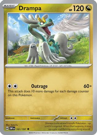 Image of Drampa (161/197) [Scarlet & Violet: Obsidian Flames]