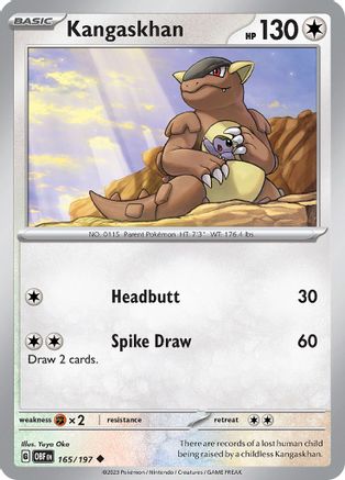 Image of Kangaskhan (165/197) [Scarlet & Violet: Obsidian Flames]