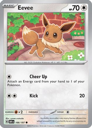 Image of Eevee (166/197) [Scarlet & Violet: Obsidian Flames]