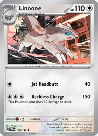 Image of Linoone (168/197) [Scarlet & Violet: Obsidian Flames]