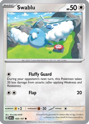 Image of Swablu (169/197) [Scarlet & Violet: Obsidian Flames]