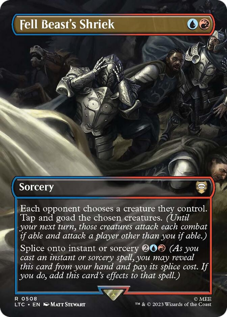Image of Fell Beast's Shriek (Borderless) [The Lord of the Rings: Tales of Middle-Earth Commander]