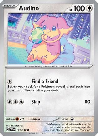 Image of Audino (173/197) [Scarlet & Violet: Obsidian Flames]