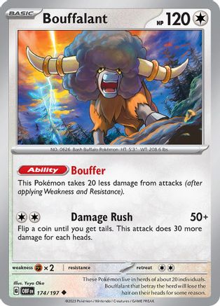 Image of Bouffalant (174/197) [Scarlet & Violet: Obsidian Flames]