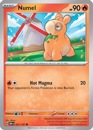 Image of Numel (031/197) [Scarlet & Violet: Obsidian Flames]