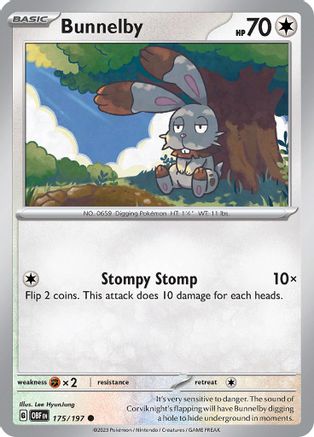 Image of Bunnelby (175/197) [Scarlet & Violet: Obsidian Flames]
