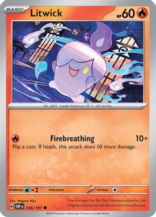 Image of Litwick (036/197) [Scarlet & Violet: Obsidian Flames]