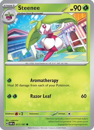 Image of Steenee (017/197) [Scarlet & Violet: Obsidian Flames]