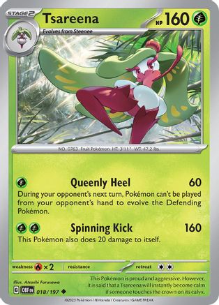 Image of Tsareena (018/197) [Scarlet & Violet: Obsidian Flames]