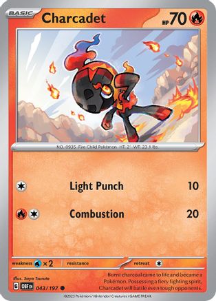 Image of Charcadet (043/197) [Scarlet & Violet: Obsidian Flames]