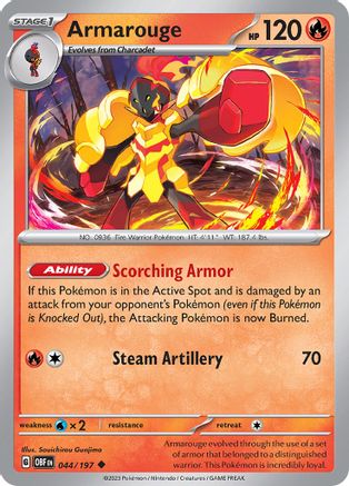 Image of Armarouge (044/197) [Scarlet & Violet: Obsidian Flames]