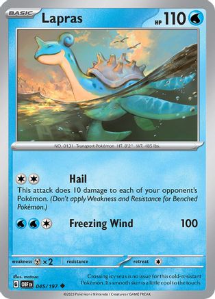 Image of Lapras (045/197) [Scarlet & Violet: Obsidian Flames]