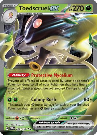Image of Toedscruel ex (022/197) [Scarlet & Violet: Obsidian Flames]