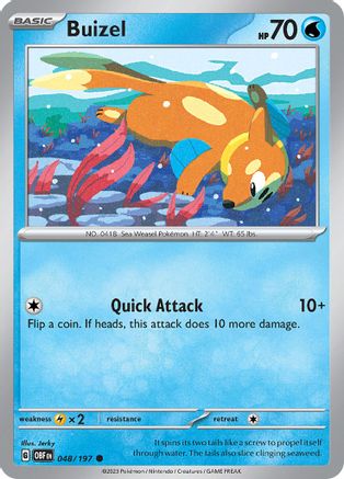 Image of Buizel (048/197) [Scarlet & Violet: Obsidian Flames]