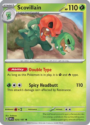 Image of Scovillain (025/197) [Scarlet & Violet: Obsidian Flames]