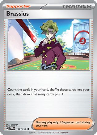 Image of Brassius (187/197) [Scarlet & Violet: Obsidian Flames]