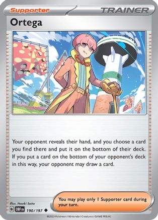 Image of Ortega (190/197) [Scarlet & Violet: Obsidian Flames]
