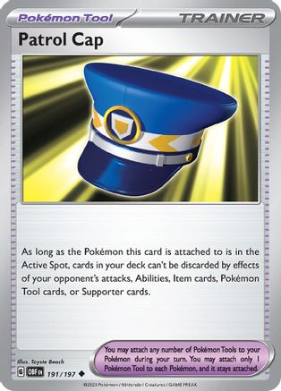 Image of Patrol Cap (191/197) [Scarlet & Violet: Obsidian Flames]