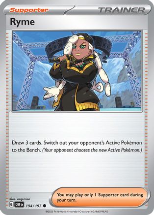 Image of Ryme (194/197) [Scarlet & Violet: Obsidian Flames]